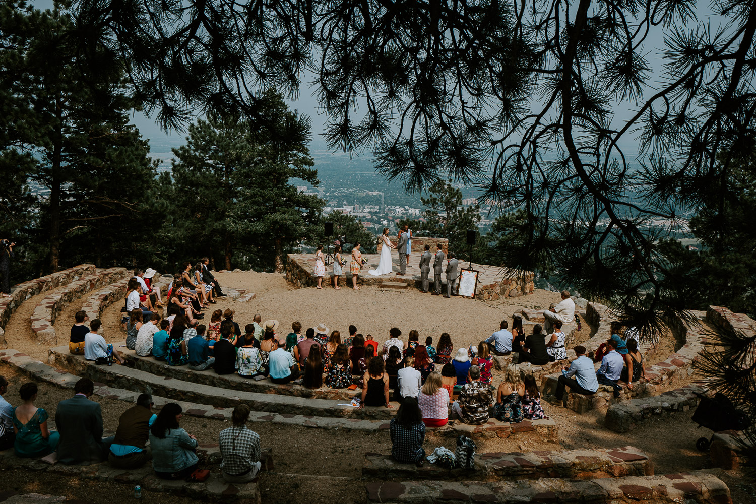 Sunrise Amphitheater Wedding, Boulder Wedding Photography, Boulder Theater, Colorado, Elopement