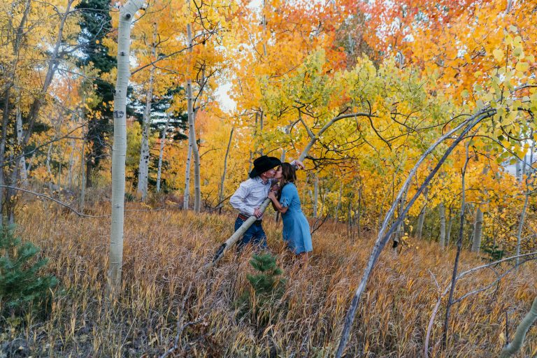 Colorado Fall Engagement Photos