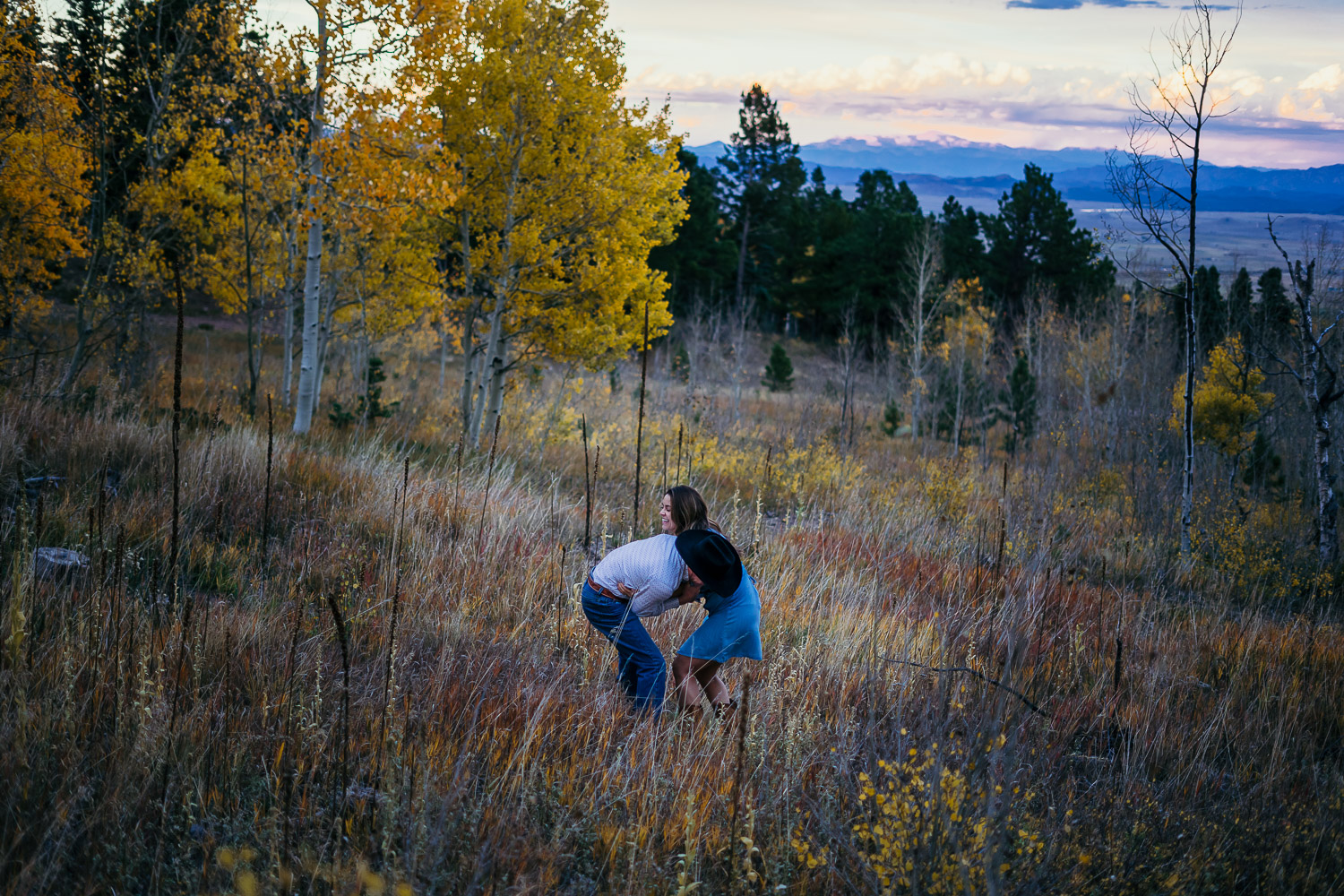 Fall Adventure Session, Alvarado Campground, Westcliff Colorado, Hillside Colorado, Autumn, Colorado Engagement Photography, Colorado Couples Photographer, Elopement