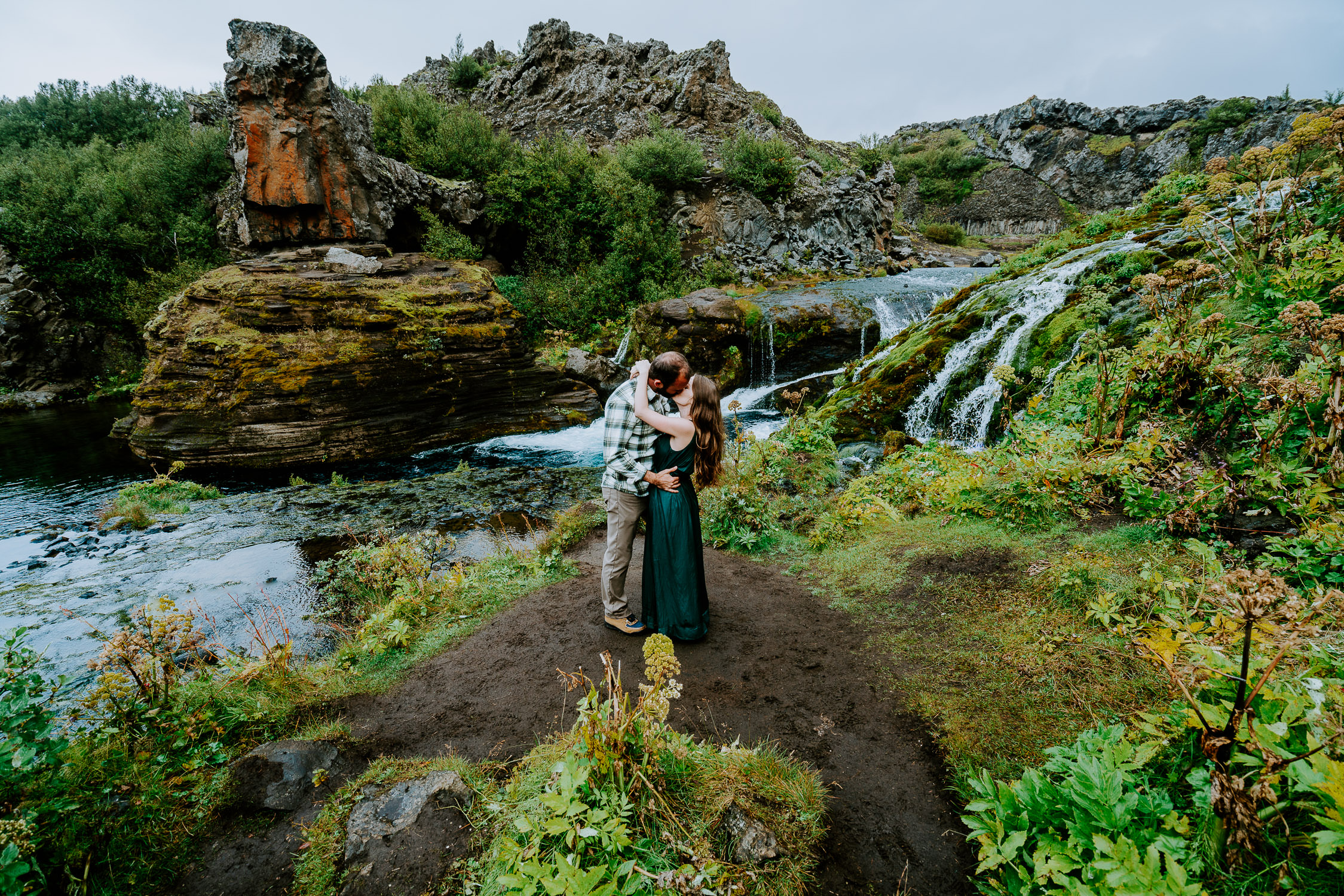 Iceland Adventure Photoshoot, Iceland Engagement Photography, Iceland Elopement Photography, Iceland Wedding, Iceland Elopement Photographer, waterfalls, highlands