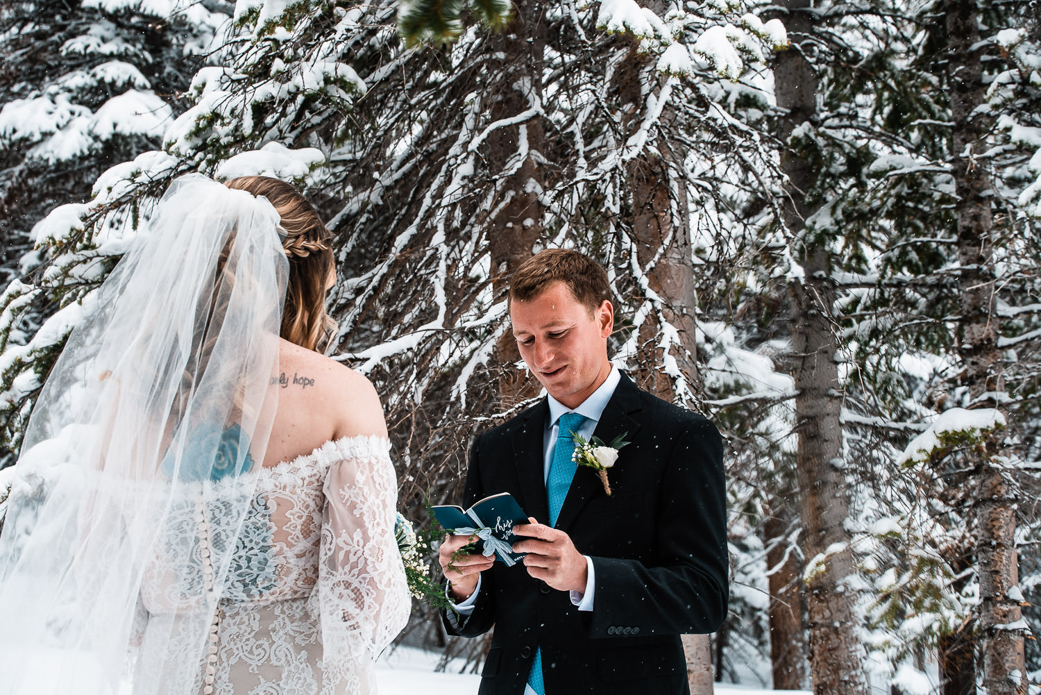 Bear Lake Winter Elopement | Run Wild With Me Photography 