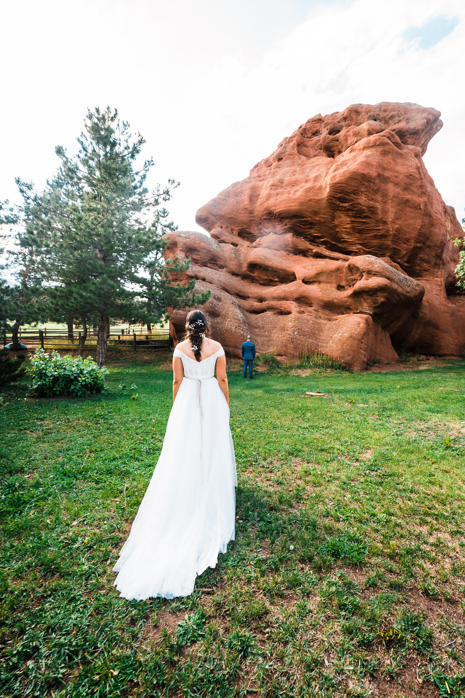 Elopement First Look | Run Wild With Me Photography