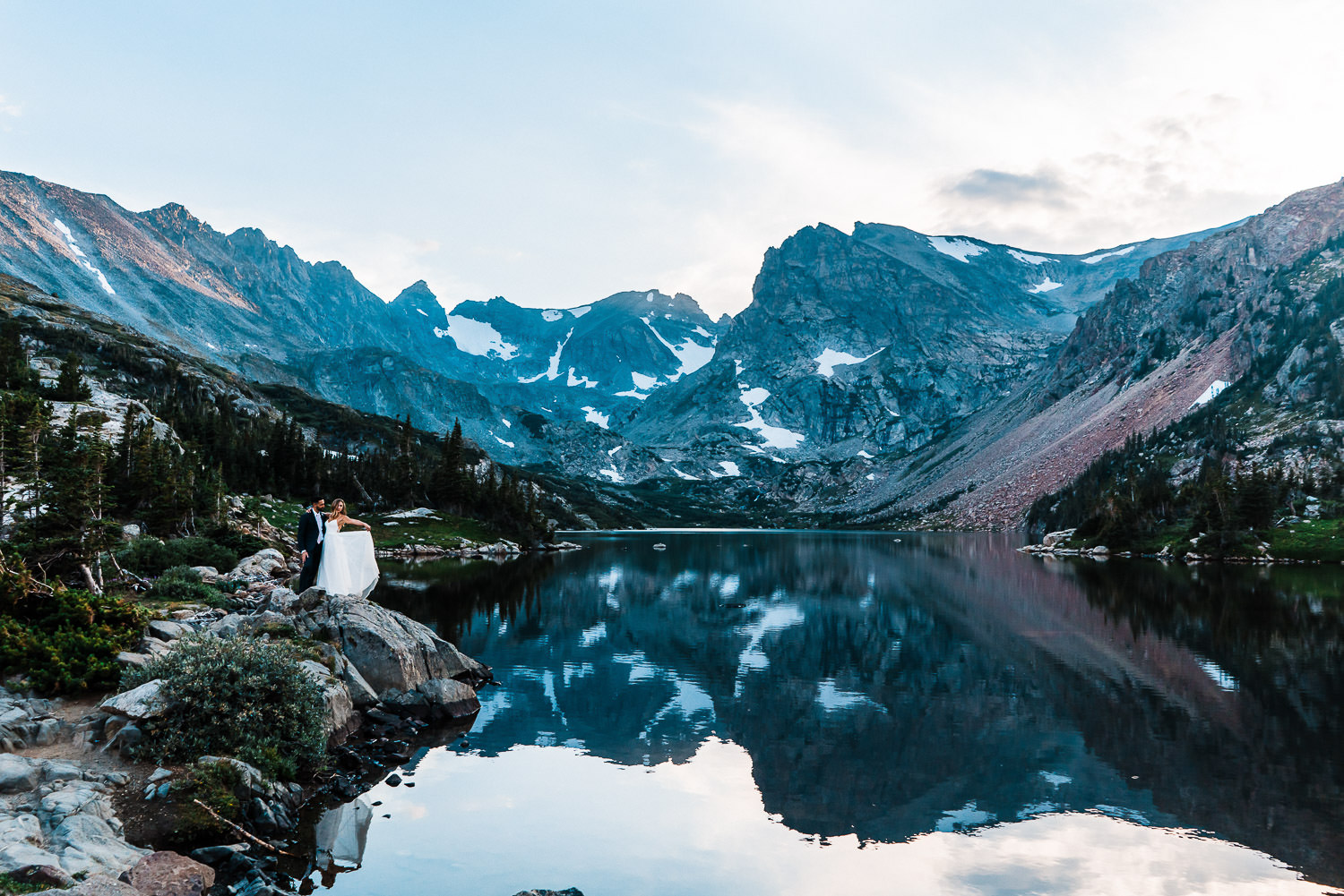 Best Place to Elope in Colorado | Brainard Lake Elopement | Run Wild With Me Photography