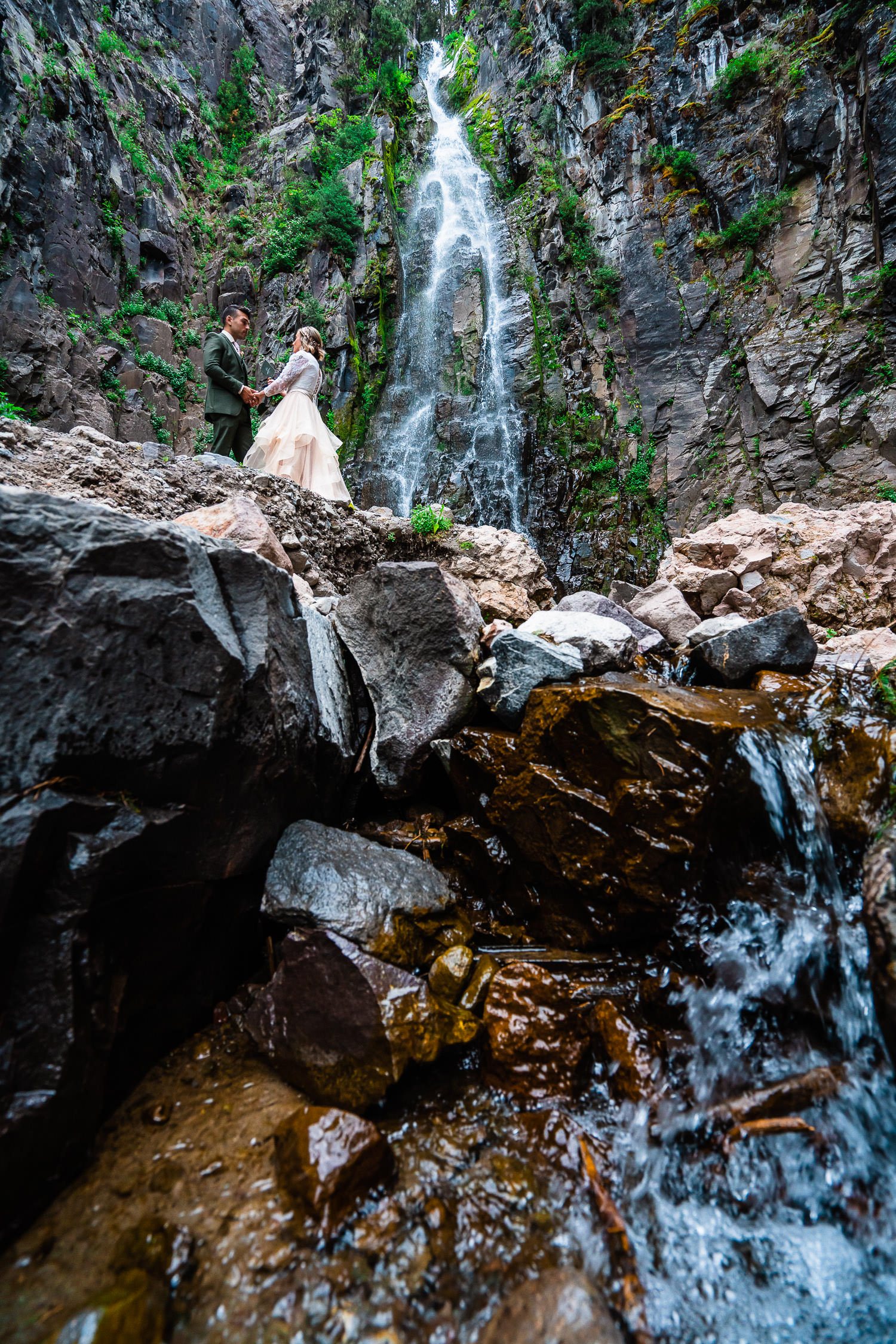 Colorado Waterfall Elopement