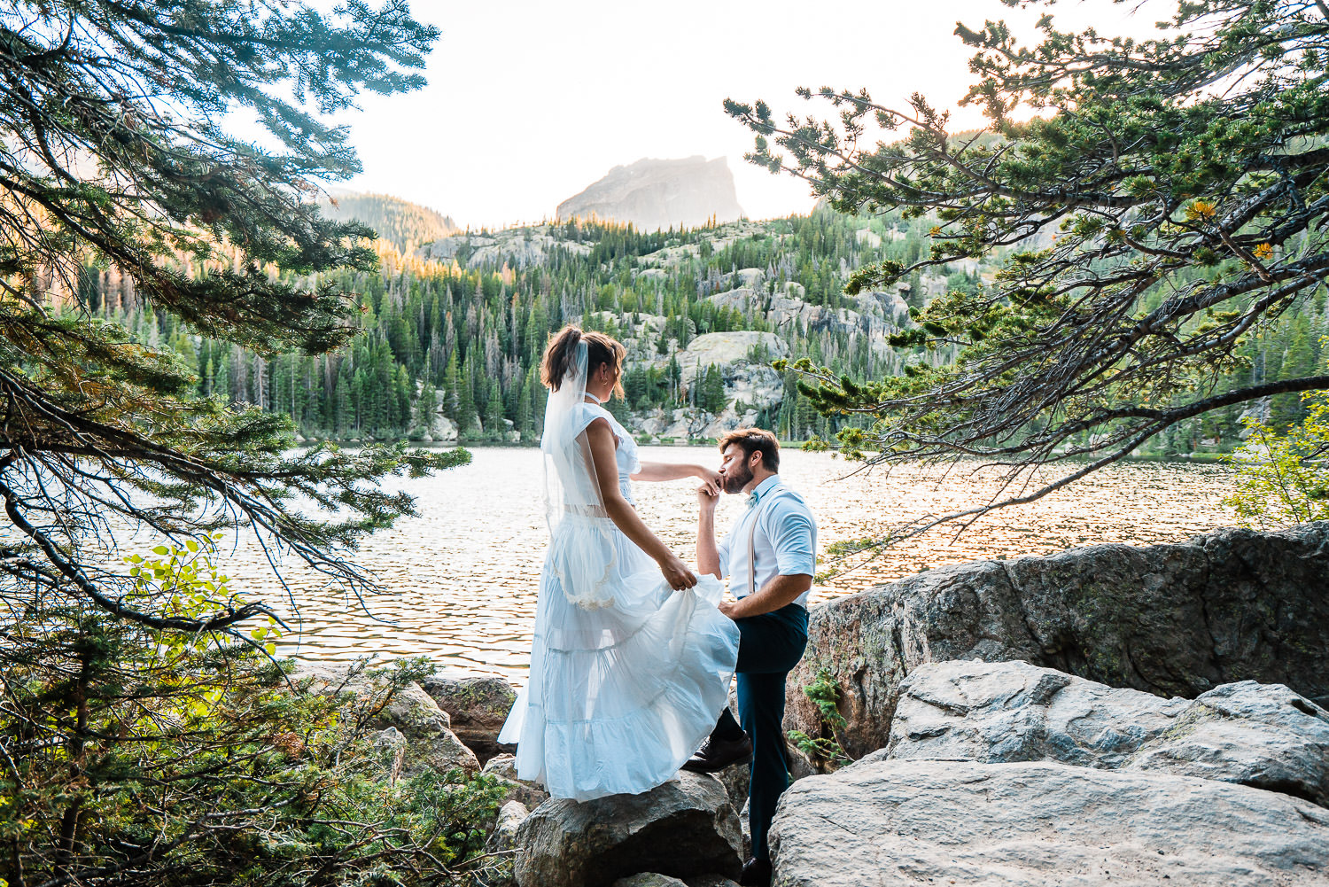 Newlyweds at Bear Lake