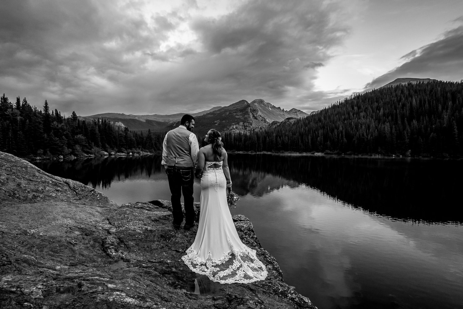 Newlyweds at Bear Lake