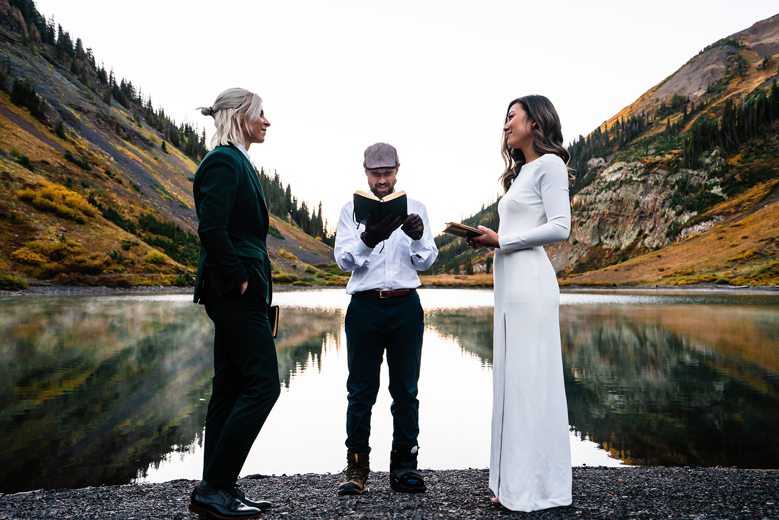 Lesbian Elopement Ceremony at Crested Butte in Colorado