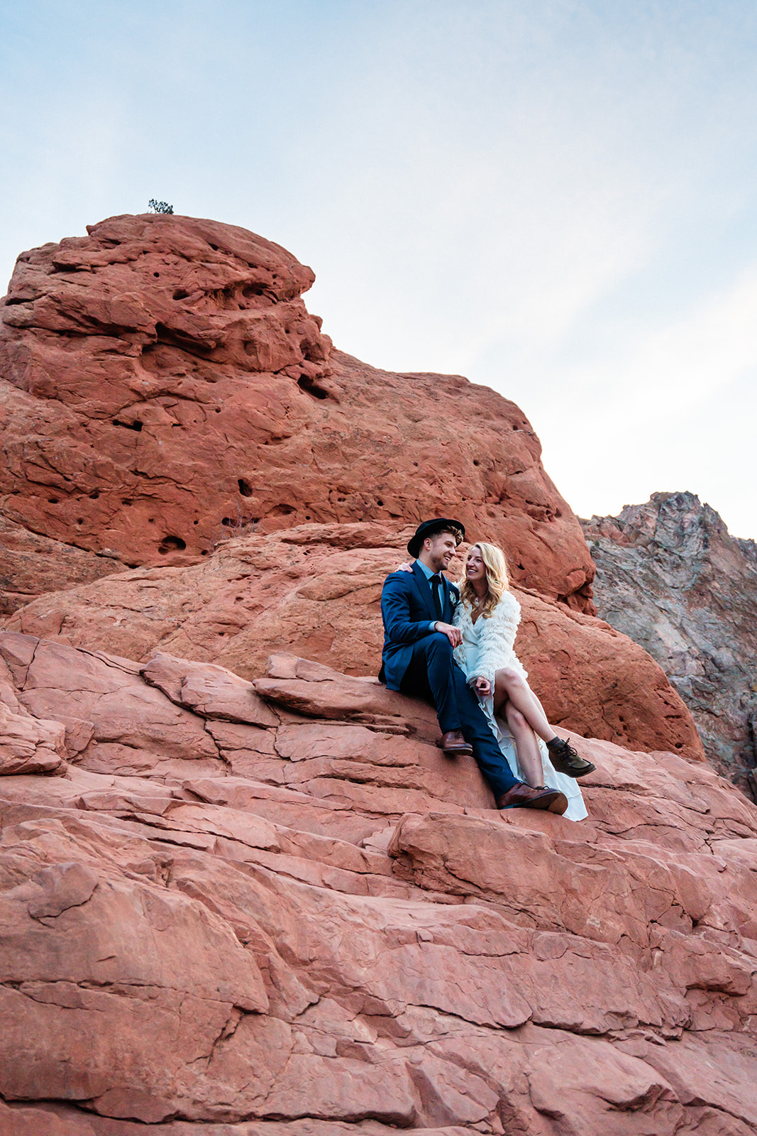 Stunning Adventure Filled Couples Photos at the Garden of the Gods in CO