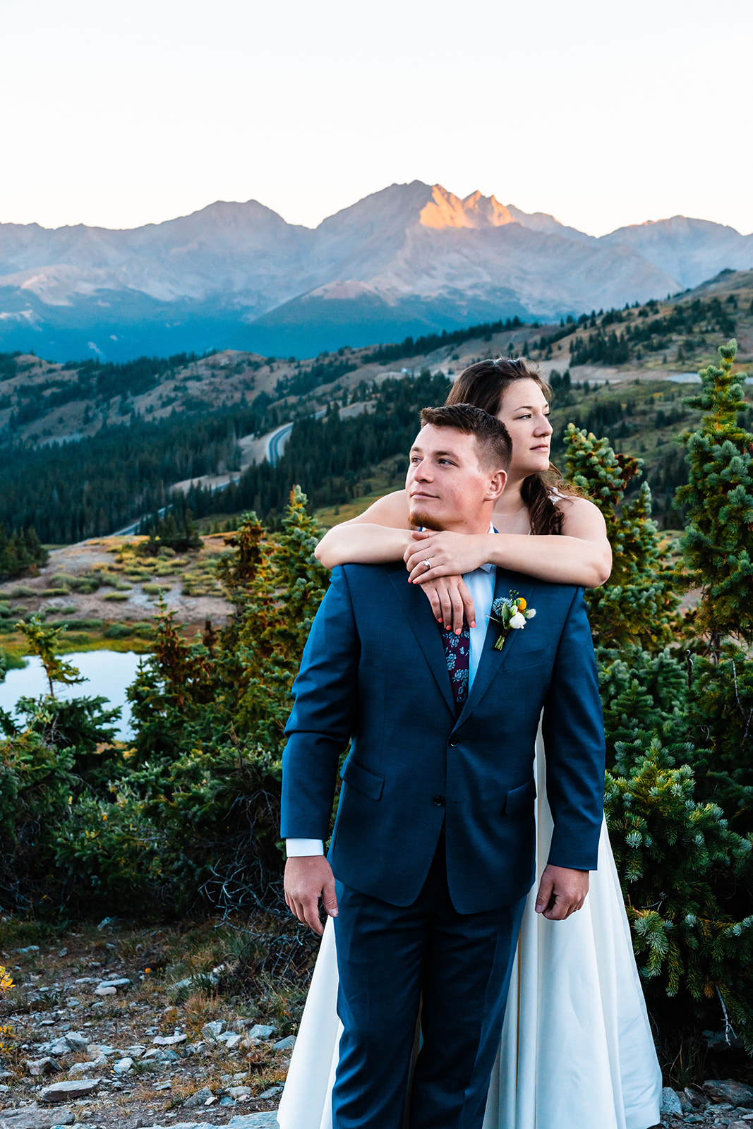 Stunning Adventure Filled Hiking elopement at Alpine Lake