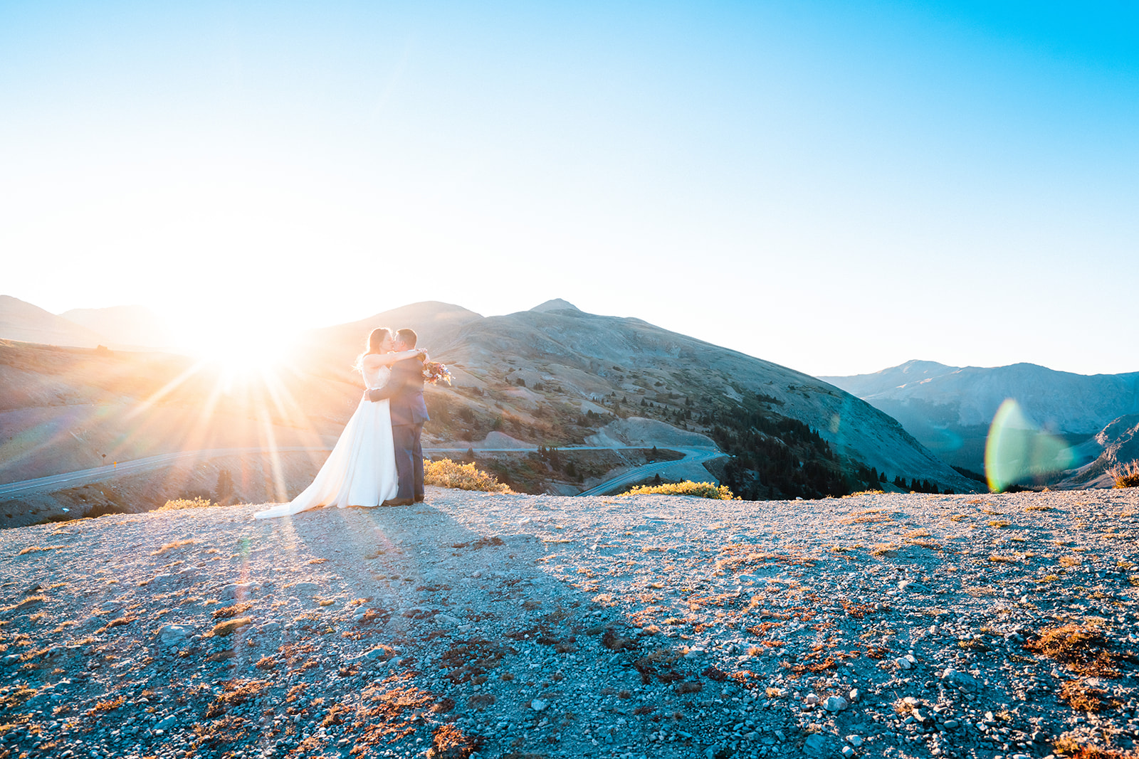 Hiking elopement In The Mountains of Colorado