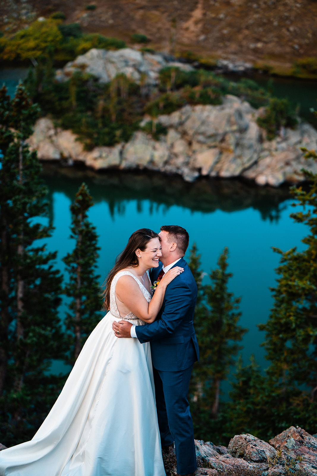 Hiking elopement In The Mountains of Colorado
