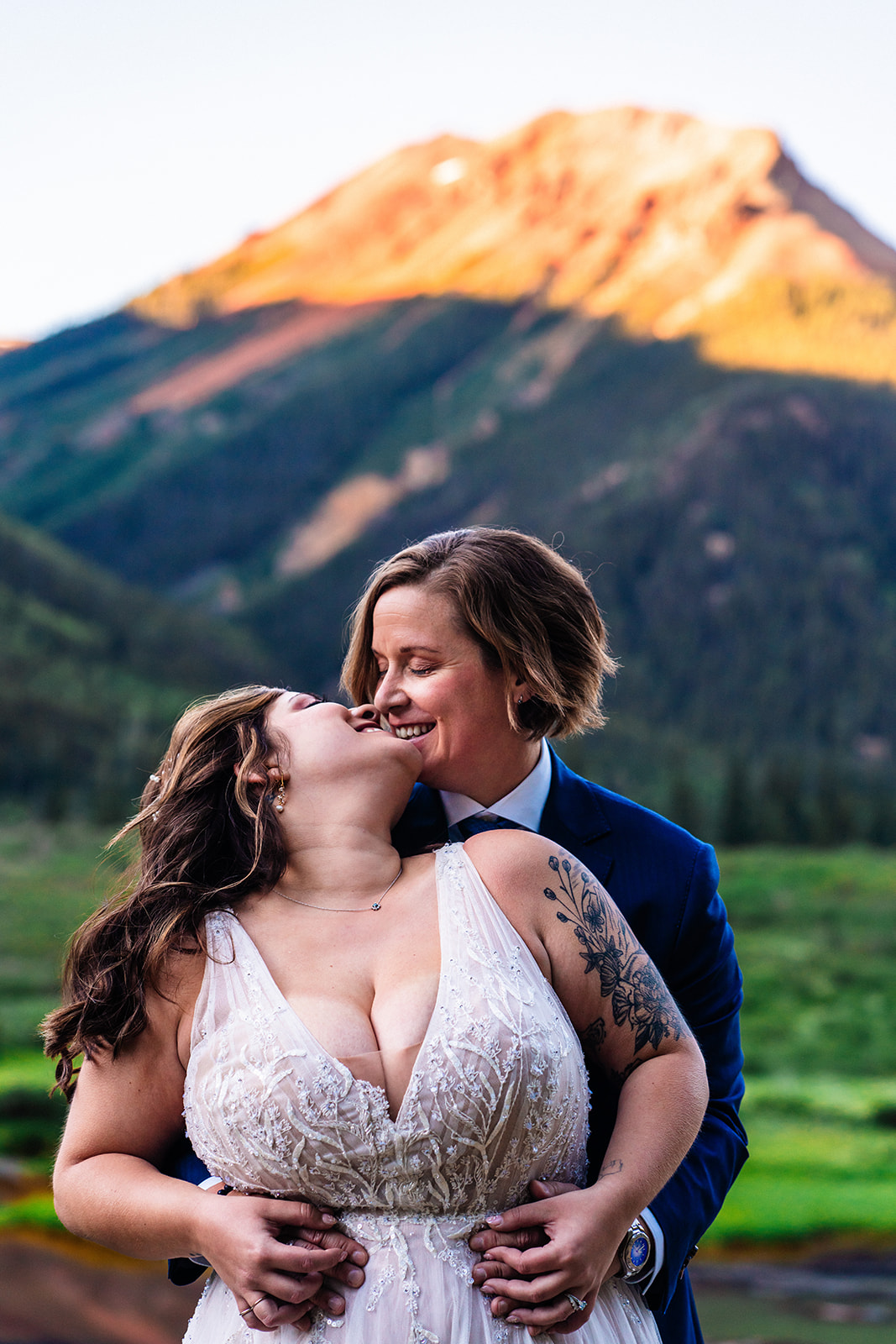 Adventure elopement in Ouray Colorado