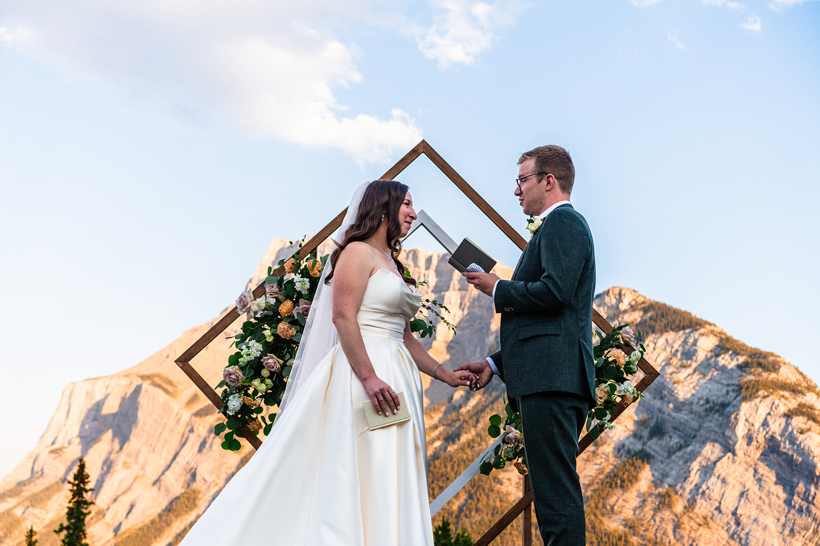 Intimate Banff Wedding and Elopement ceremony