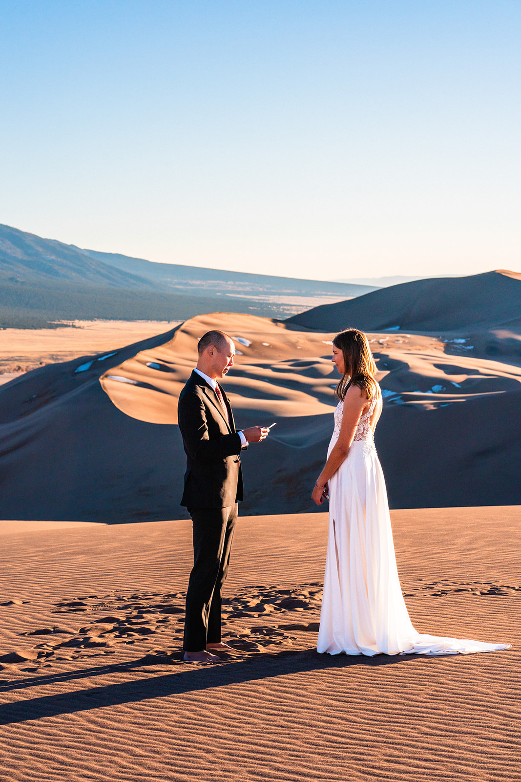 Great sand dunes elopement.